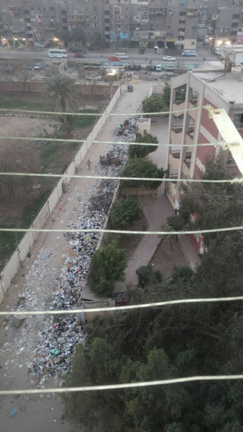 حاصرة القمامة مدرسة عبد الرحمن (2)