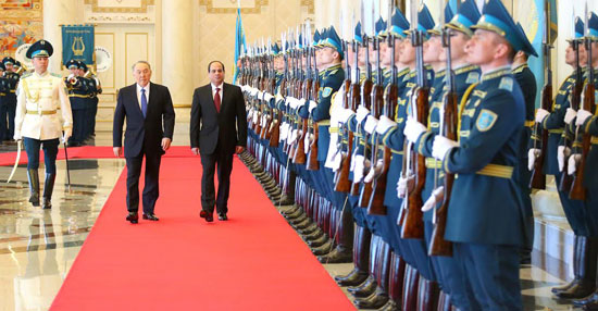 1 زيارة الرئيس لكازخستان، الرئيس السيسي، زيارة السيسي لكازخستان، اخبار السياسة، اخبار مصر، مصر اليوم  (3)