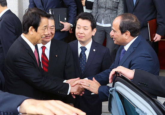 السيسى ، عبد الفتاح السيسى ، الرئيس السيسى ، مجلس النواب اليابانى ، مجلس الشيوخ اليابانى  (5)