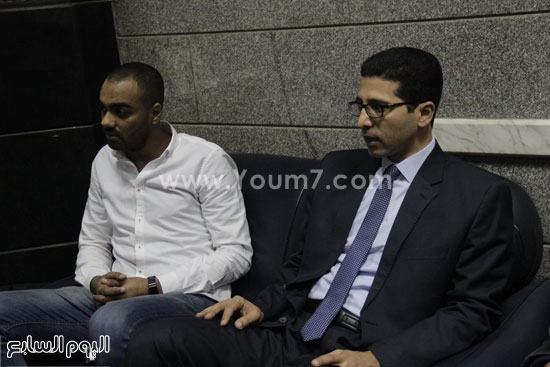 هيثم الحريرى يتضامن مع اعتصام الصحفيين (1)