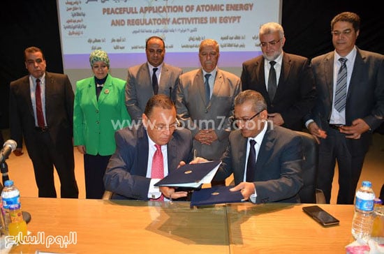توقيع بروتوكول تعاون بين جامعة قناة السويس وهيئة الطاقة الذرية (5)