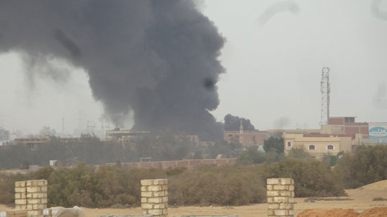 اشتعال النيران ، حريق ، صحافة المواطن أبو رواش ، الجيزة (6)