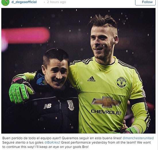 لاعبى مانشستر يونايتد وصديقاتهم بالفوز على انستجرام (3)