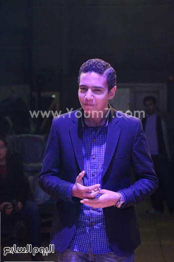 أحمد ماهر خلال ورشة التمثيل (3)