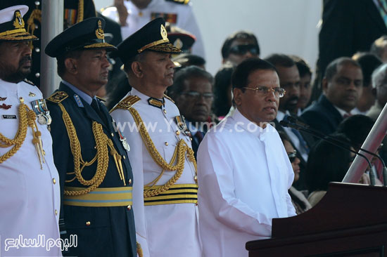 سريلانكا-تحتفل-بيوم-الاستقلال-بتنظيم-عروض-عسكرية-فى-حضور-الرئيس-(2)