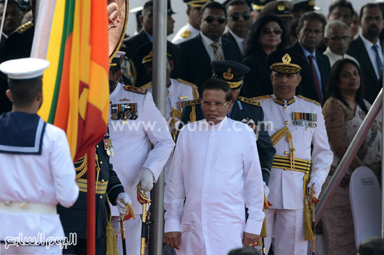 سريلانكا-تحتفل-بيوم-الاستقلال-بتنظيم-عروض-عسكرية-فى-حضور-الرئيس-(4)