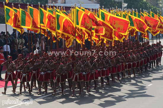 سريلانكا-تحتفل-بيوم-الاستقلال-بتنظيم-عروض-عسكرية-فى-حضور-الرئيس-(7)
