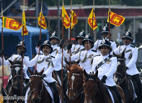 سريلانكا-تحتفل-بيوم-الاستقلال-بتنظيم-عروض-عسكرية-فى-حضور-الرئيس-(10)
