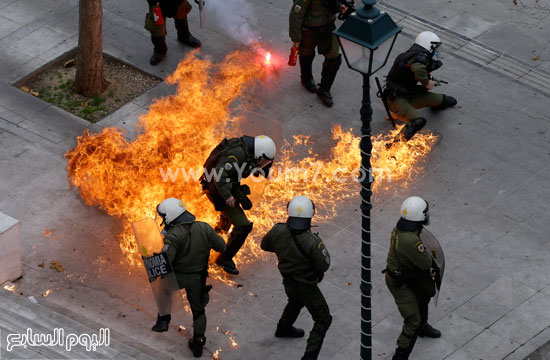 مظاهرات اليونان (5)