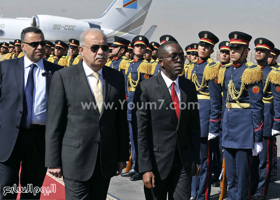 شريف اسماعيل و رئيس وزراء الكونغو (5)