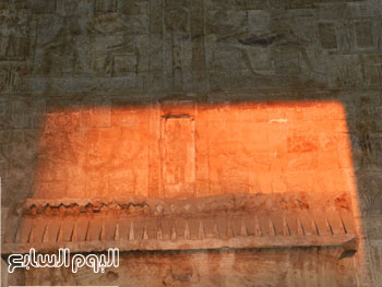 تعامد آشعة الشمس على معبد دندرة (8)