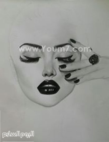 أحد رسومات دينا يسرى (2)