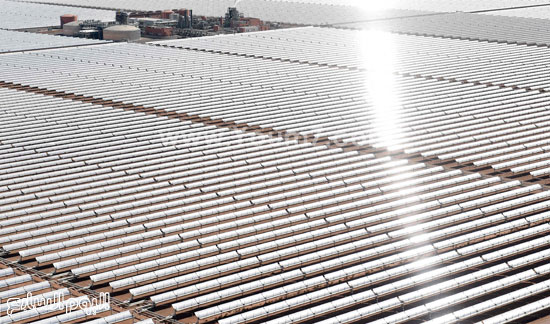 المغرب يدشن المرحلة الأولى لأكبر مشروع لأنتاج الطاقة الشمسية (1)