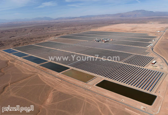 المغرب يدشن المرحلة الأولى لأكبر مشروع لأنتاج الطاقة الشمسية (3)