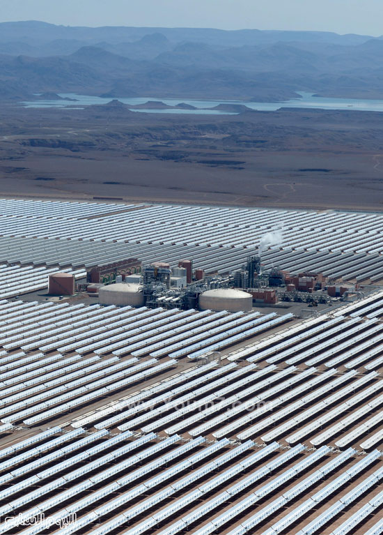 المغرب يدشن المرحلة الأولى لأكبر مشروع لأنتاج الطاقة الشمسية (4)