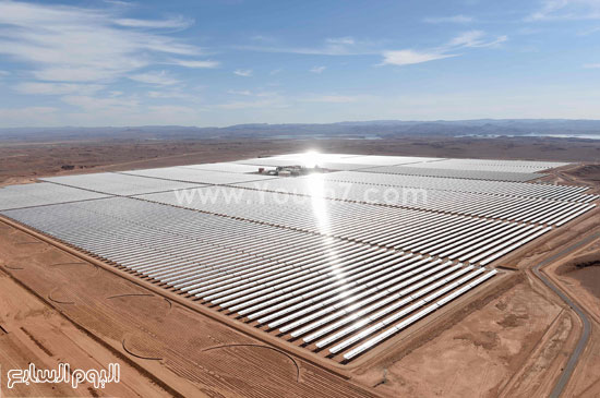 المغرب يدشن المرحلة الأولى لأكبر مشروع لأنتاج الطاقة الشمسية (5)