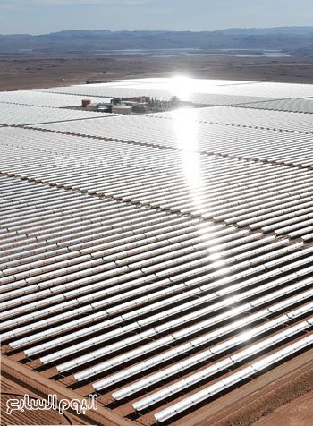 المغرب يدشن المرحلة الأولى لأكبر مشروع لأنتاج الطاقة الشمسية (24)