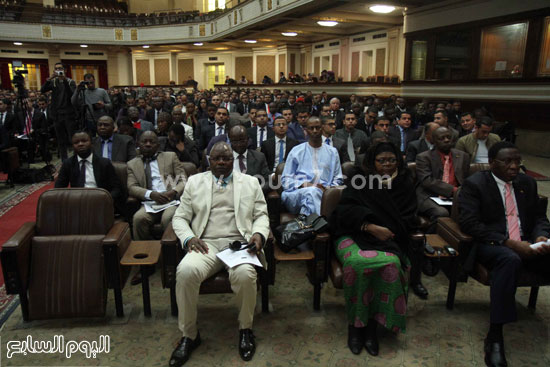 رئيس وزراء الكونغو بجامعه القاهره (15)