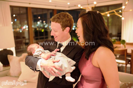 مارك زوكربيرج، الابوة، عناية الابناء، مؤسس فيس بوك، أغنى رجل فى العالم، ماكس ابنة مارك (2)