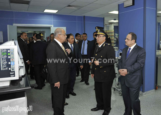 وزارة الداخلية مستشفى الشرطة  اخبار مصر شريف اسماعيل رئيس الوزراء (10)