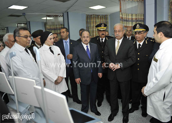 وزارة الداخلية مستشفى الشرطة  اخبار مصر شريف اسماعيل رئيس الوزراء (13)