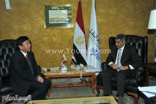 وزير النقل خلال لقائه كاجاوا سفير اليابان بالقاهرة (3)