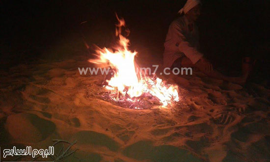 بدو سيناء، الشتاء، عادة إشعال النيران، البرد (7)