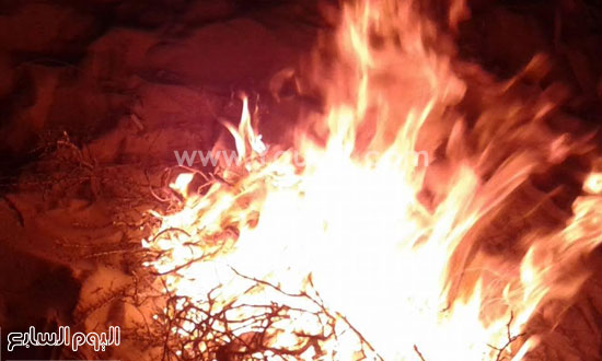 بدو سيناء، الشتاء، عادة إشعال النيران، البرد (15)