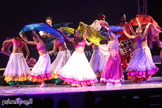   رقصات مبهجة احتفالا مهرجان الهند على ضفاف النيل-  اليوم السابع -3 -2015