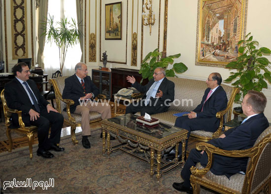 شريف اسماعيل وزراء بترول العراق و الاردن (4)