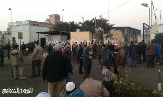 إضراب عمال بشركة نظافة خاصة بالإسكندرية لليوم الثانى بسبب الرواتب (4)