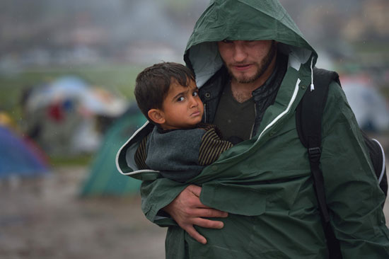 لاجئيين سوريين - مقدونيا - سوريا (1)