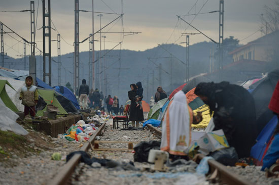 لاجئيين سوريين - مقدونيا - سوريا (7)