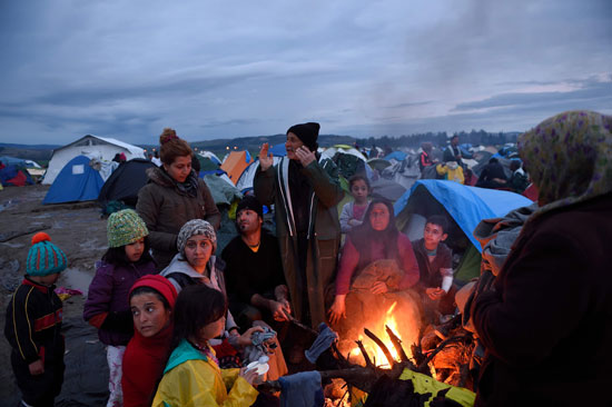 لاجئيين سوريين - مقدونيا - سوريا (11)