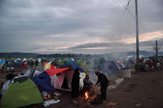 لاجئيين سوريين - مقدونيا - سوريا (13)