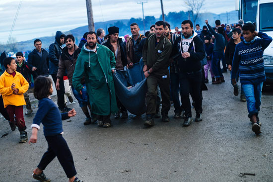 لاجئيين سوريين - مقدونيا - سوريا (19)