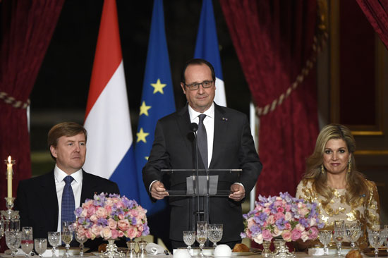 الرئيس الفرنسى يستقبل زعماء الاتحاد الأوروبى فى قمة باريس (2)