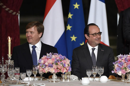 الرئيس الفرنسى يستقبل زعماء الاتحاد الأوروبى فى قمة باريس (3)