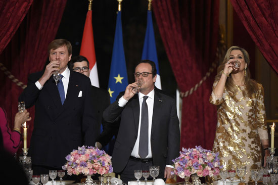 الرئيس الفرنسى يستقبل زعماء الاتحاد الأوروبى فى قمة باريس (4)