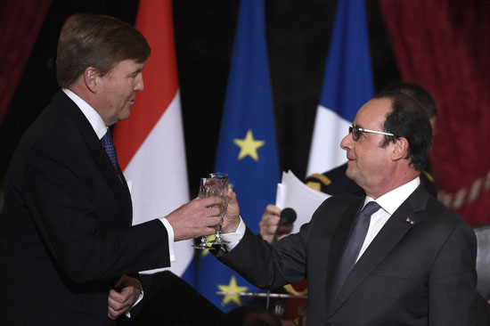 الرئيس الفرنسى يستقبل زعماء الاتحاد الأوروبى فى قمة باريس (5)