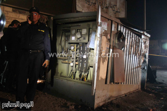  انفجار محول كهرباء منشأة ناصر القاهرة (5)