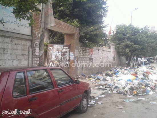 تراكم القمامة ، الحضره ، المعهد الفنى الصحى، الاسكندرية ، صحافة مواطن (2)