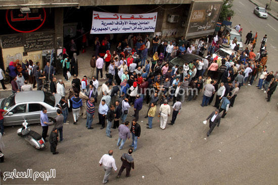 اعتصام - عمال الاوقاف وزارة الاوقاف وقفة احتجاجية (12)