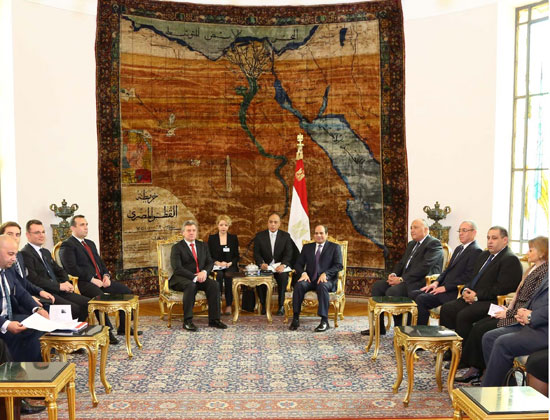 الرئيس عبد الفتاح السيسى و الرئيس المقدونى جورجى إيفانوف (4)