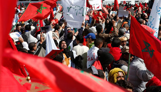 مظاهرات فى المغرب (4)