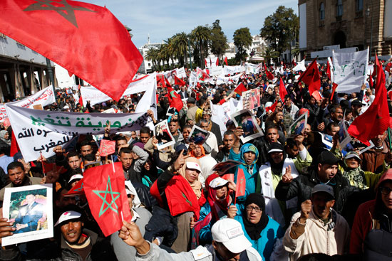 مظاهرات فى المغرب (5)