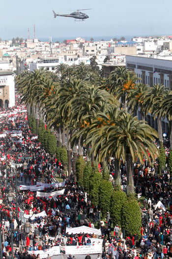 مظاهرات فى المغرب (6)