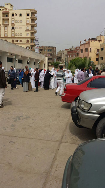 وقفة احتجاجية، مستشفى منية النصر، الدقهلية  (1)