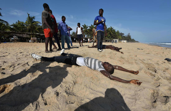 ضحايا الهجوم أخبار ساحل العاج  ارتفاع ساحل العاج منتجع سياحى (18)