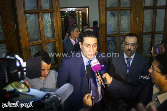 محمد عبده - مؤتمر صحفى للمستشار محمد عبده - أمين صندوق نادى القضاه -  اقاله الزند  (5)